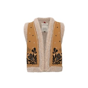 Looxs Revolution Lammy boho gilet borduursels voor meisjes in de kleur