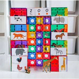 Learn and Grow Toys Learn and grow magnetische toppers dieren duo 40 delig