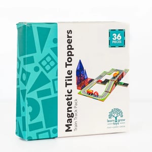 Learn and Grow Toys Learn and grow magnetische toppers treinbaan 40 delig