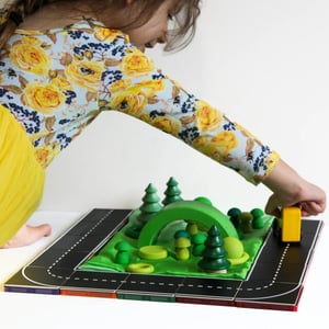 Learn and Grow Toys Learn and grow magnetische toppers weg pakket 40 delig