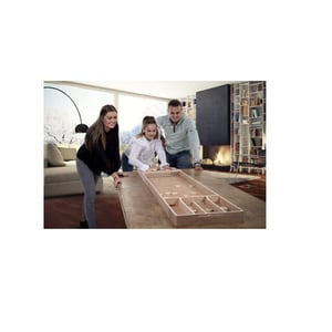 Longfield Games Longfield sjoelbak wedstrijd met stenen + sjoelpoeder + score boekje