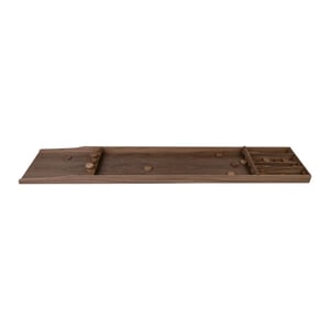 Longfield Games Longfield wedstrijd sjoelbak hoogwaardig walnoot hout 200 cm 30 walnoot houten sjoelschijven