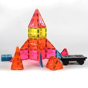 MNTL Fluorescent beach magneet speelgoed 102 stuks