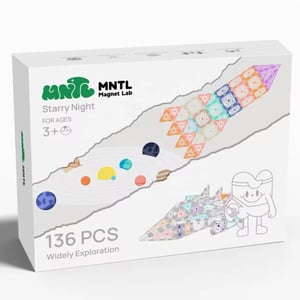 MNTL Sterrennacht magneet speelgoed 136 stuks