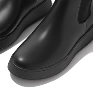 FitFlop F-mode leather flatform chelsea boots