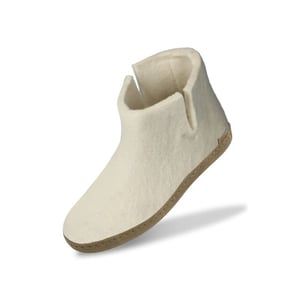 Glerups Low boot leather sole g 03-white