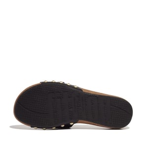 FitFlop Iqushion adjustable buckle leather slides