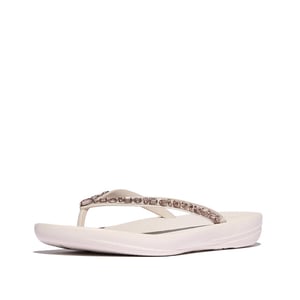 FitFlop Iqushion multi-crystal ergonomic flip-flops