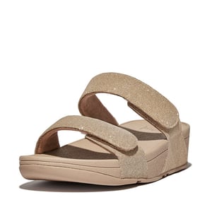 FitFlop Lulu adjustable shimmerlux slides