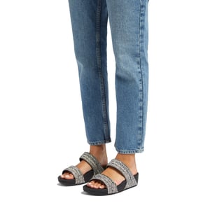 FitFlop Lulu shimmerweave slides