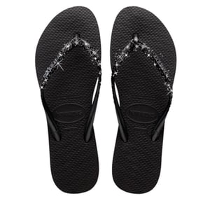 Havaianas Slim glitter ii | black/black teenslippers dames