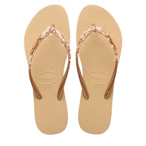 Havaianas Slim glitter ii | sand golden teenslippers dames