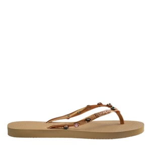 Havaianas slim luxury gold | swarovski teenslippers dames