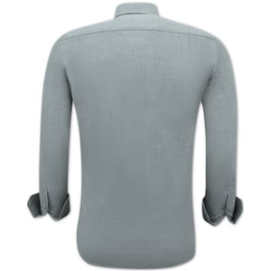 Gentile Bellini Oxford lange mouw effen