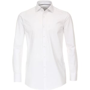 Venti Heren jersey overhemd 1263800 000 white