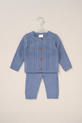 True Knit Cardigan, Trouser Outfit Set