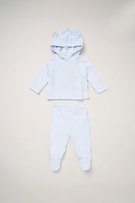 Baby Velour Jacket and Footed Trousers Set