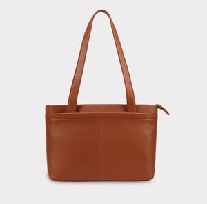 Kaija Leather Shoulder Bag in Brown