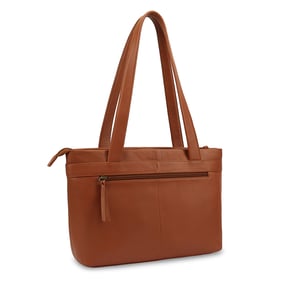 Kaija Leather Shoulder Bag in Brown