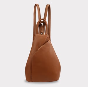 Zue Leather Backpack in Brown