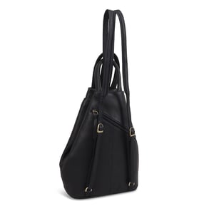 Zue Leather Backpack in Navy