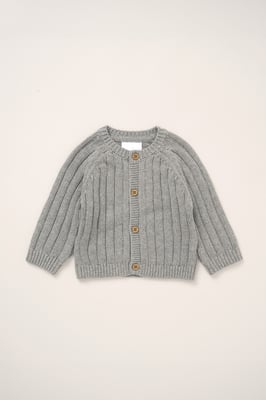 Cardigan with Embroidery Back Detail