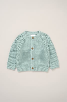 Cardigan with Embroidery Back Detail