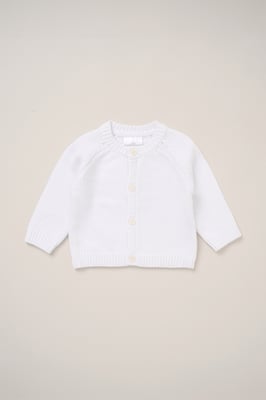 Cardigan with Embroidery Back Detail