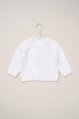 Cardigan with Embroidery Back Detail