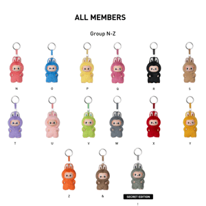 Labubu THE MONSTERS Pin For Love N-Z Series - Vinyl Plush Pendant Blind Box