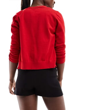 Miss Selfridge bengaline double split mini skort in black