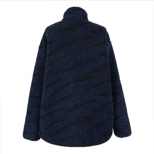 Regatta Dam Frankie Abstract Borg Half Zip Fleecejacka (Marin/ svart)