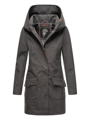 Marikoo dames softshelljas – Mayleen, waterafstotend met capuchon