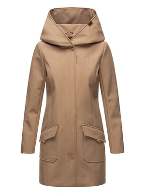 Marikoo dames softshelljas – Mayleen, waterafstotend met capuchon