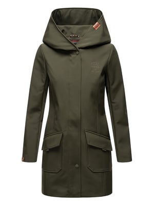 Marikoo dames softshelljas – Mayleen, waterafstotend met capuchon