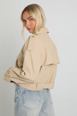 Belted Short Trench