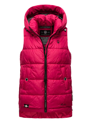 Marikoo dames gewatteerd vest – Zarinaa, licht met afneembare capuchon