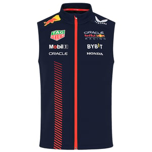 Castore Oracle Red Bull Racing Mens Navy Hybrid Gilet