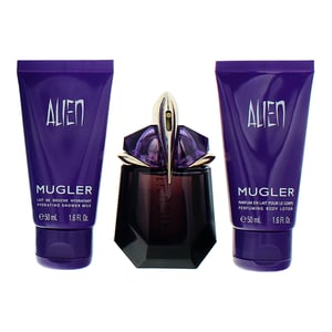 Mugler Alien Eau de Parfum 30ml, Body Lotion 50ml + Shower Milk 50ml Gift Set for Her