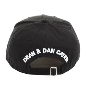 DSquared2 Logo honkbalpet (Zwart/Wit)