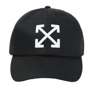 Off White Pijl Logo Baseballpet (Zwart/Wit)