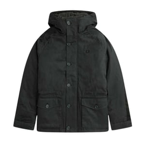 Fred Perry Heren Snorkel Korte Parka (Groen)