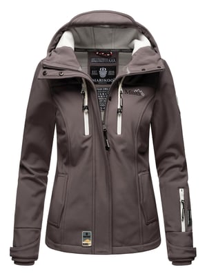 Marikoo dames softshelljas – Kleine Zicke, warm met capuchon & fleecevoering