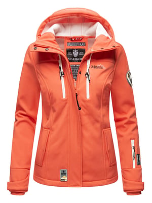 Marikoo dames softshelljas – Kleine Zicke, warm met capuchon & fleecevoering