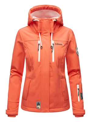 Marikoo dames softshelljas – Kleine Zicke, warm met capuchon & fleecevoering
