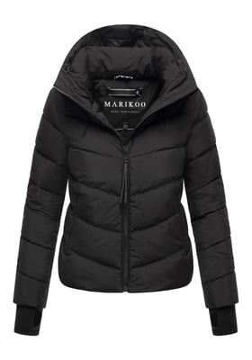 Marikoo dam quiltad jacka Yukanii med huva & feminin passform