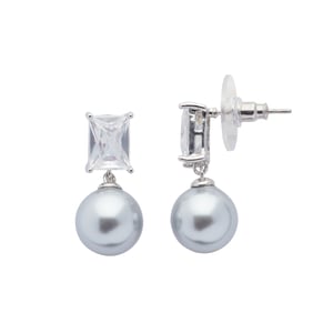 US Polo Assn Jewellery Emily Rhodium Oorbellen
