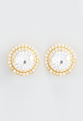 US Polo Assn Jewellery Cristal Geelgouden Oorbellen