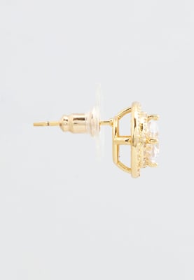 US Polo Assn Jewellery Cristal Geelgouden Oorbellen