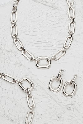 US Polo Assn Jewellery Blair Rhodium Oorbellen